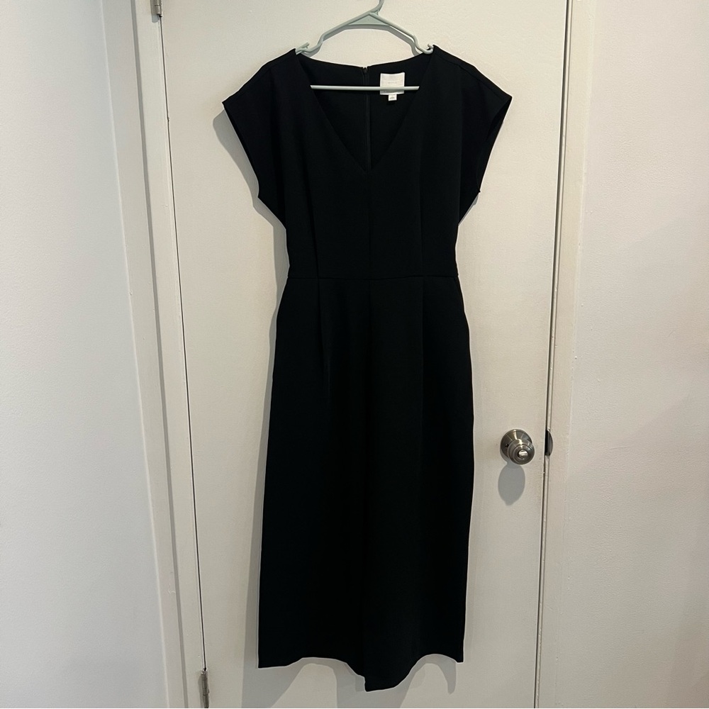 Anthropologie Jumpsuit Midi Black Size Large